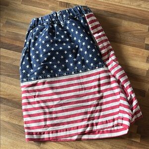 Patriotic Stars and Stripes men’s Chubbies shorts